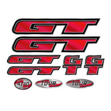 GT - 1998 TOUR decal set on chrome - Old school bmx - Bmx Products AU