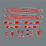 GT - 1999 Vertigo decal set - for black frame - Old school bmx - Bmx Products AU