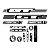 GT - 2003 Mach One PRO - Blue Frame Clear decal set - Old school bmx - Bmx Products AU