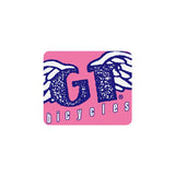 GT - Freestyle Bicycles - Pink and Blue plate decal - Bmx Products AU