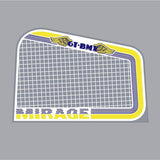 GT - Mirage BMX Wings - Yellow Blue side side plate decal - Old school bmx - Bmx Products AU