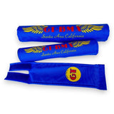 GT - Nylon pad set - BLUE Santa Ana - old school bmx - Bmx Products AU