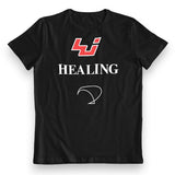 Healing - Red logo on black - T-Shirt - old school bmx - Bmx Products AU