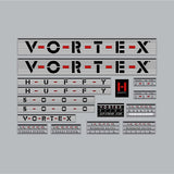 Huffy - VORTEX 5000 decal set - Old School BMX - Bmx Products AU