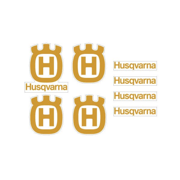 Husqvarna - BMX decal set - Old School BMX - Bmx Products AU