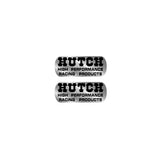Hutch - Early HP Black on Chrome Crank decals - old school bmx - Bmx Products AU