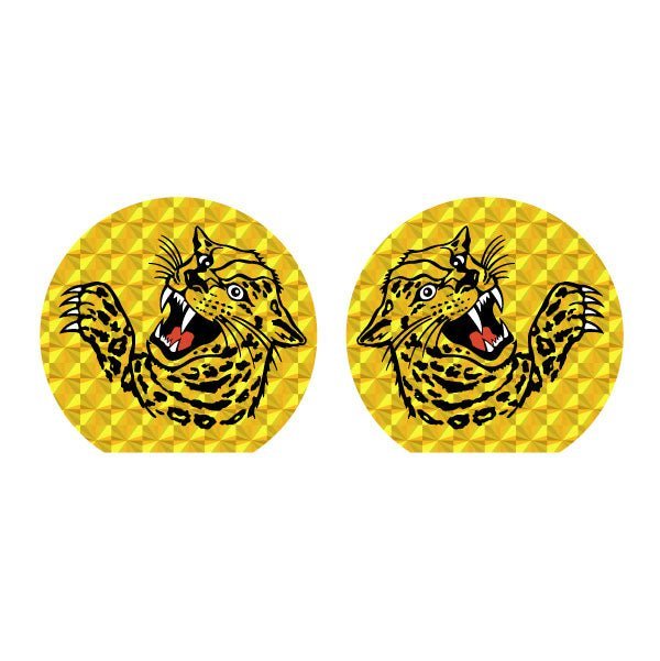 Jag Team Gusset decal set - GOLD - Old school bmx - Bmx Products AU