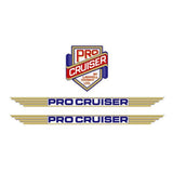 Lawill Knight - PRO CRUISER decal set - old school bmx - Bmx Products AU