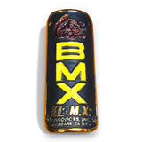 Mongoose - 1984 - 85 - 4 HOLE Head tube badge - Gold - Old school bmx - Bmx Products AU