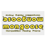 Mongoose - 1984 Californian YELLOW Decal set - Old school bmx - Bmx Products AU