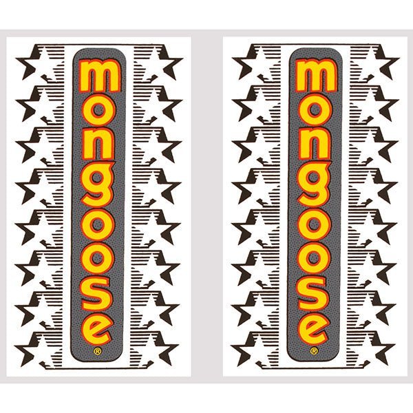 Mongoose - 1985 Expert "Yellow Taiwan" Decal set - Old school bmx - Bmx Products AU