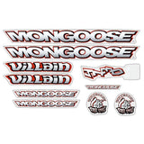 Mongoose - 1997 Villain for Blue (Black sky) frame - Decal set - old school bmx - Bmx Products AU
