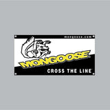 Mongoose - 1998 YELLOW "CROSS THE LINE" Banner - old school bmx - Bmx Products AU