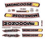 Mongoose - 2000 PRO Expert for Smoke Chrome frame - Decal set - old school bmx - Bmx Products AU