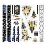 Mongoose - 2002 PRO Sniper for White frame - Decal set - old school bmx - Bmx Products AU