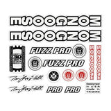 Mongoose - 2004 Fuzz PRO - Decal set - old school bmx - Bmx Products AU