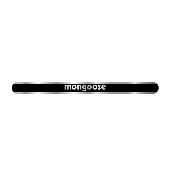 Mongoose - BLACK - seat clamp decal - old school bmx - Bmx Products AU