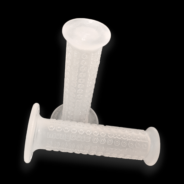 Mongoose grips CLEAR - old school bmx - Bmx Products AU