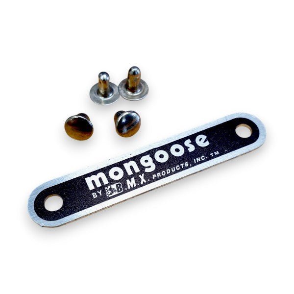 Mongoose - Mesinger Seat badge for back of seat - Bmx Products AU