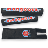 Mongoose Nylon pad set - BLACK 1986 - old school bmx - Bmx Products AU
