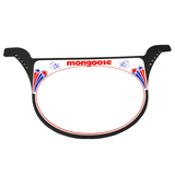 Mongoose race plate BLACK - Old School BMX - Bmx Products AU