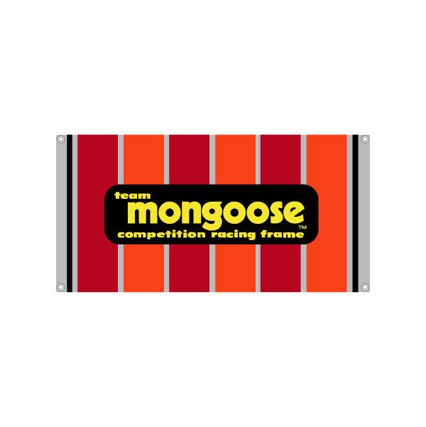 Mongoose - TEAM Mongoose Banner - old school bmx - Bmx Products AU