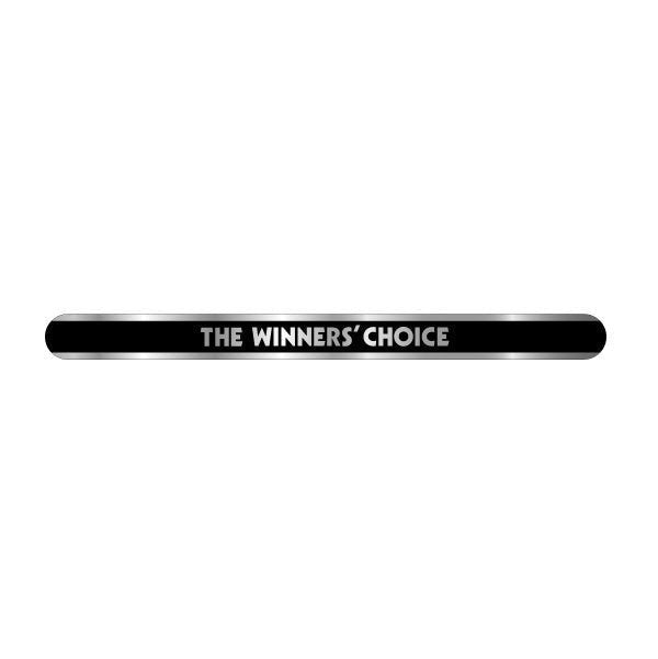 Mongoose - Winners choice BLACK - seat clamp decal - old school bmx - Bmx Products AU