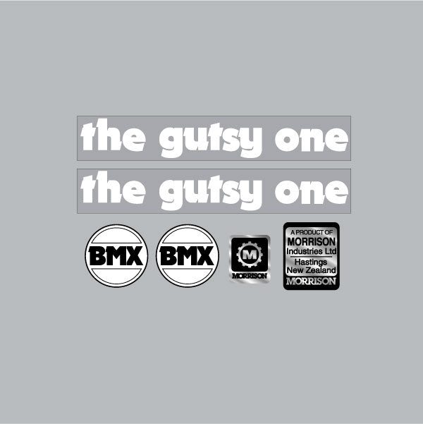 Morrison - The gutsy One decal set - old school bmx - Bmx Products AU