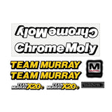 Murray - Cromoly X20C Decal set - old school bmx - Bmx Products AU