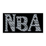 NBA - Black PRISM plate decal - old school bmx - Bmx Products AU