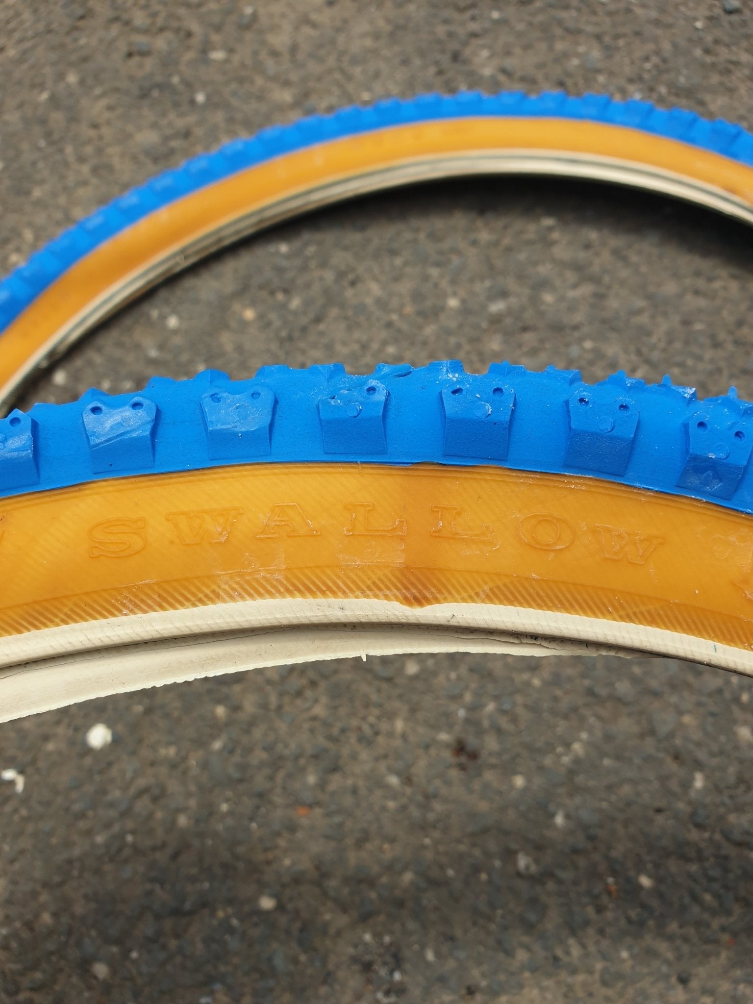 NOS - 20x1 38" 80's Gum Wall Original Tyres (pair) - old school bmx - Bmx Products AU