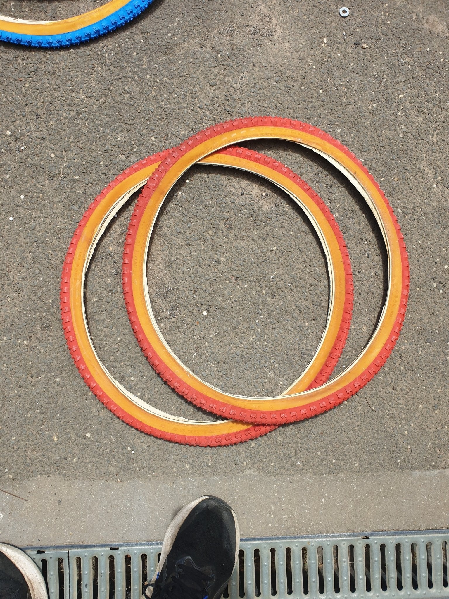 NOS - 20x1 38" 80's Gum Wall Original Tyres (pair) - old school bmx - Bmx Products AU