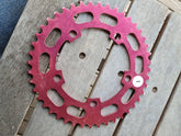 NOS - 44T Chainwheel in Red (1) - Bmx Products AU