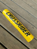 NOS - Crossrider - Handle BAR pad Yellow with black lettering - old school bmx - Bmx Products AU