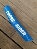 NOS - Crossrider - Handle V BAR pad Blue with white lettering - old school bmx - Bmx Products AU