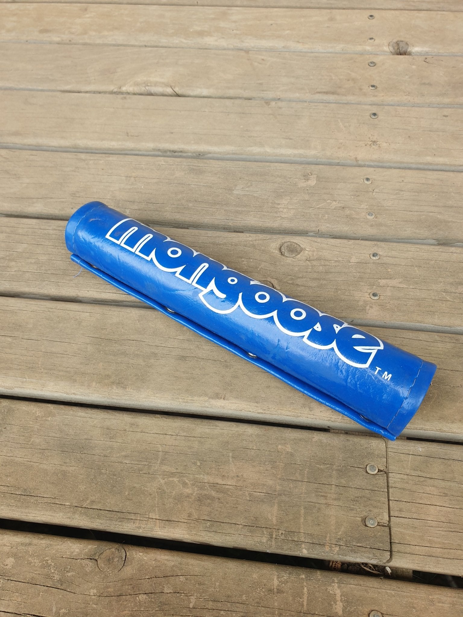 NOS - Mongoose - HANDLE BAR pad Blue 9" - old school bmx - Bmx Products AU
