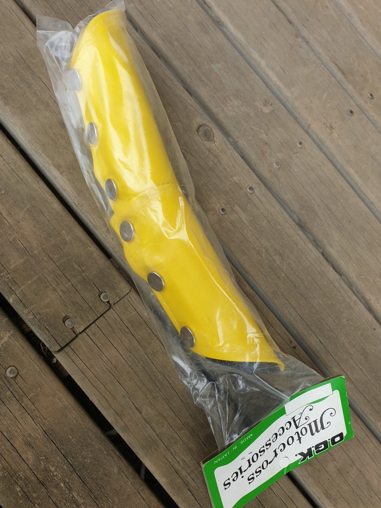 NOS - OGK - VBAR pad in YELLOW - old school bmx - Bmx Products AU