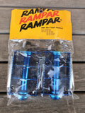NOS - RAMPAR BMX ratrap BLUE pedals in 1/2" - old school bmx - Bmx Products AU