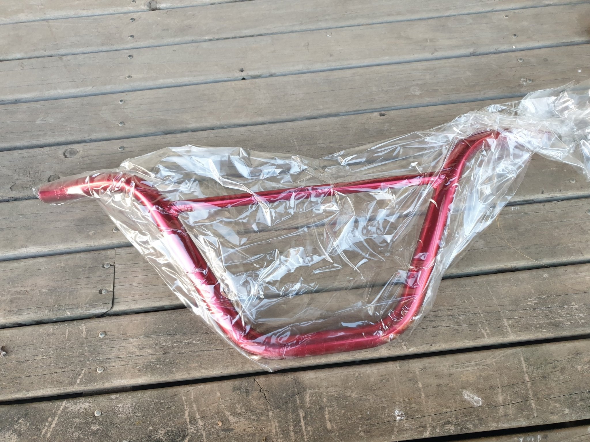 NOS - Red ALPS alloy bars - old school bmx - Bmx Products AU