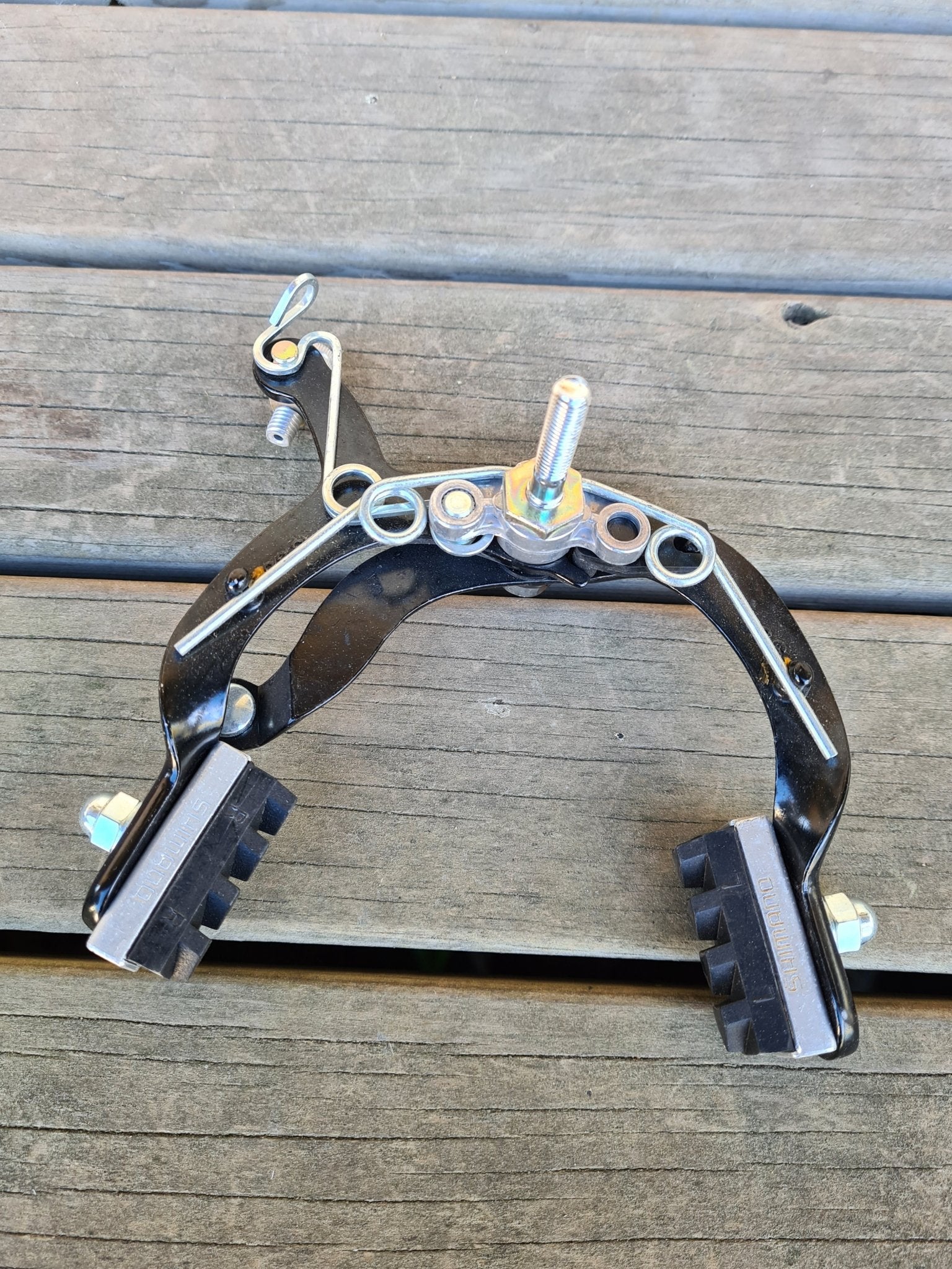 NOS - Shimano Genuine 80's BLACK Tourney REAR Caliper - QUICK RELEASE - Bmx Products AU