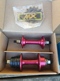 NOS - Shimano - MX hub set in OG Shimano BOX - Anno RED - 36H - old school bmx - Bmx Products AU