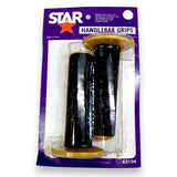 NOS - Yellow with Black Grab - on style 80's grips - old school bmx - Bmx Products AU