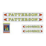 Patterson - Gen 1 decal set - Old school bmx - Bmx Products AU