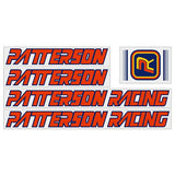 Patterson - Gen 3 decal set - Old school bmx - Bmx Products AU