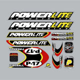Powerlite - 2001 P17 Fireball Clear decal set - Bmx Products AU