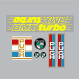 Puch - BMX Turbo - on clear decal set - old school bmx - Bmx Products AU