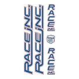 Race Inc - ML - 29 and ML - 26 Red white and blue decal set - Old school bmx - Bmx Products AU