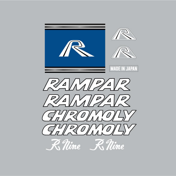 Rampar - 1978 Cromo R9 decal set - Bmx Products AU