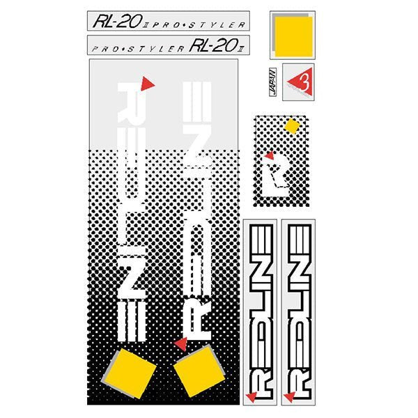 Redline - 1984 RL20II for ALL Teal frame with Teal forks Decal set - Old school bmx - Bmx Products AU