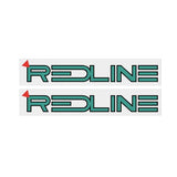 Redline - 1985 Fork decals - Teal - Old school bmx - Bmx Products AU